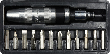 IMPACT SCREWDRIVER W. BITS SET 13PCS (65123)