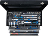 ELECTRICIANS-METAL WORKSHOP TOOL CASE | 3 DRAWERS | WITH 147 TOOLS (3350)