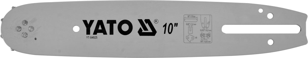 CHAINSAW GUIDE BAR 3/8" / 0,05" 10"U (YT-84925)