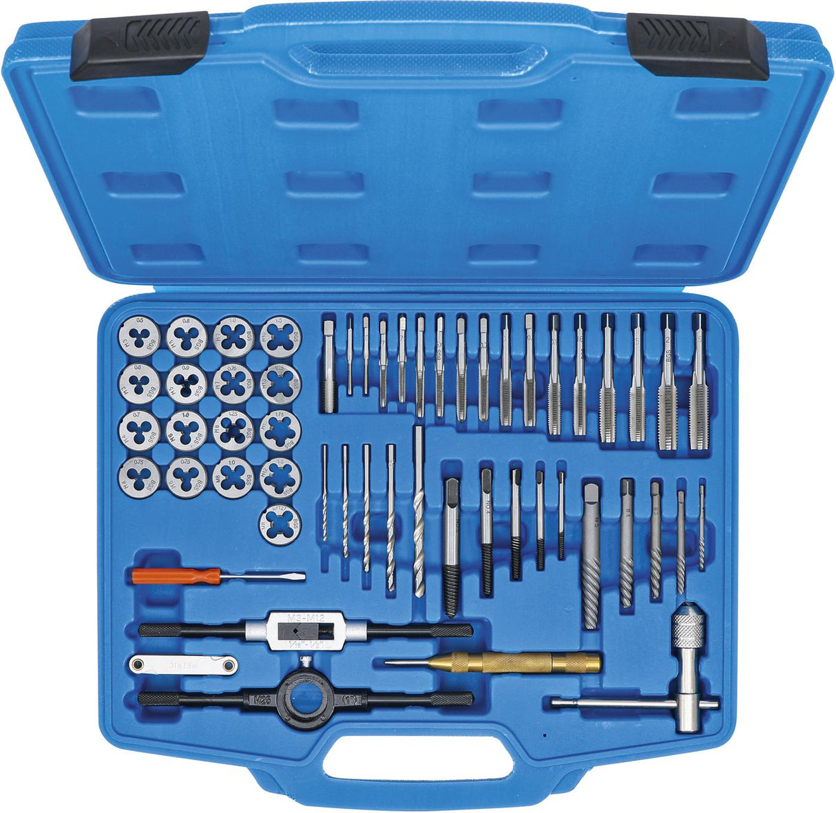TAP AND DIE SET | M3 - M12 | 56 PCS. (70104)