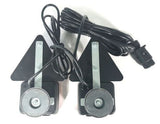 TRAILER LAMPS WITH TRIANGLE REFLECTORS | MAGNETIC | WITH PLUG | 2 PCS. (MTL101C)