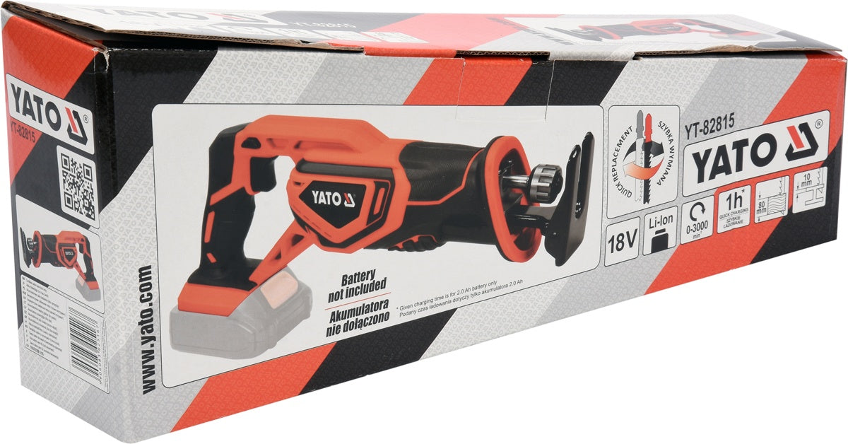 RECIPROCATING SAW 18V - BODY (YT-82815)