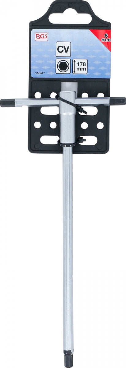 SCREWDRIVER WITH SLIDING T-HANDLE | INTERNAL HEXAGON | 6 MM (6087)