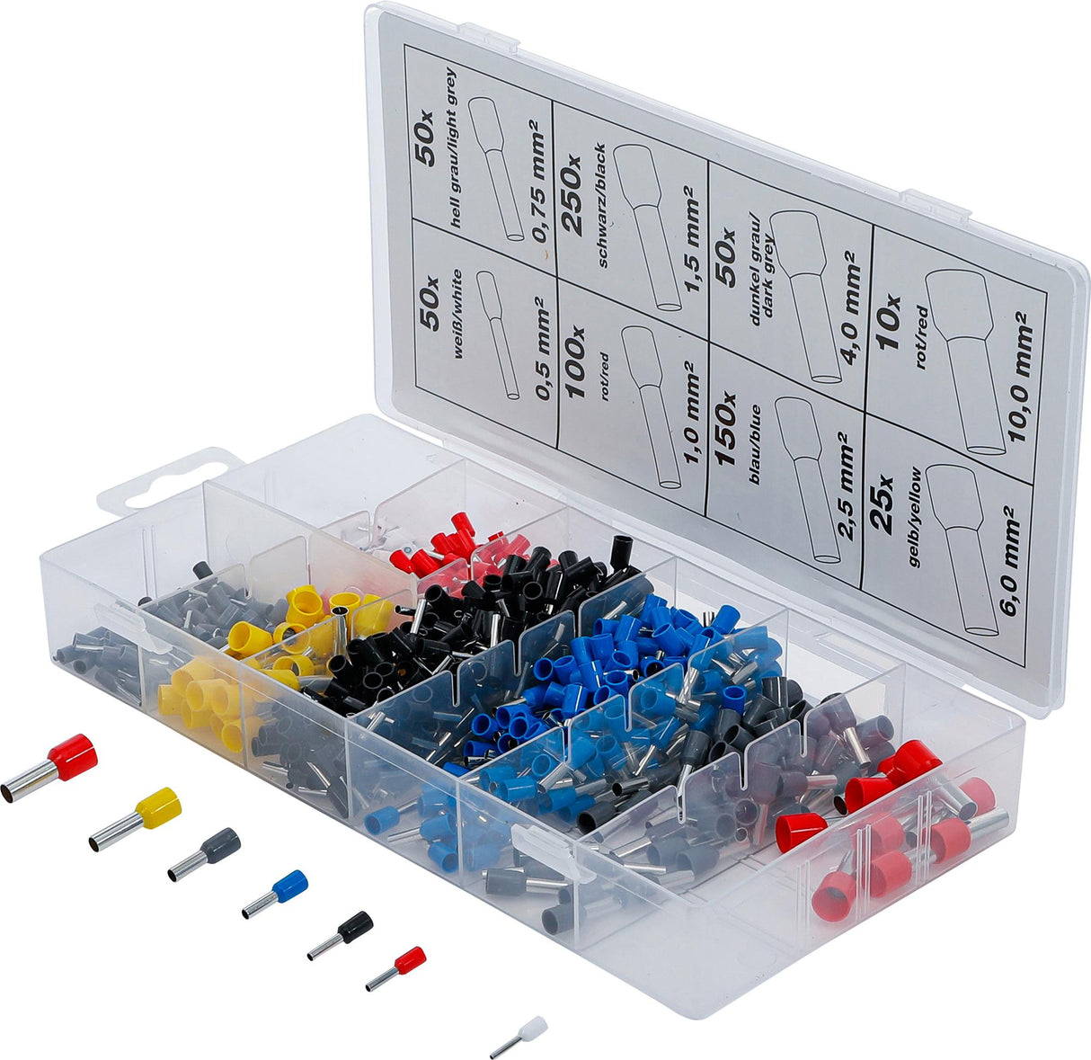 FERRULES ASSORTMENT | INSULATED | 685 PCS. (14120)