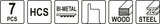 SABRE SAW BLADES SET 7 PCS (27850)