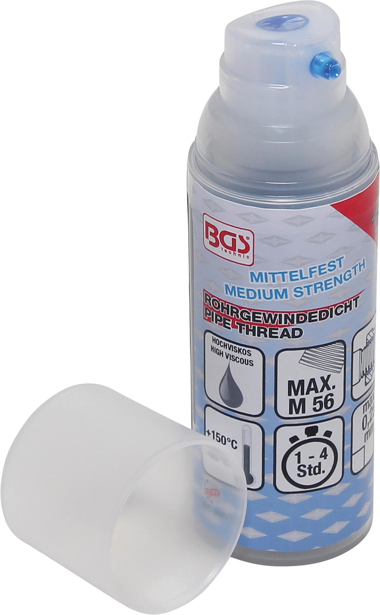 PIPE THREAD SEALANT | MEDIUM STRENGTH | VERY VISCOUS | 50 G PUMP DISPENSER (80612)