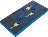 TOOL TRAY 1/3: LOCK RING PLIERS SET FOR DRIVE SHAFTS | 3 PCS. (66110)