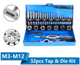 TAP AND DIE SET | M3-M12 | 32 PCS. (SK1632)