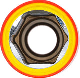VDE SOCKET, HEXAGON | 12.5 MM (1/2") DRIVE | 19 MM (72069)