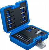 SCREW EXTRACTOR SET | FOR INTERNAL HEXAGON 1.5 - 10 MM / T-STAR (FOR TORX) | T10 - T55 | 19 PCS. (9173-1)