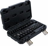 SOCKET AND BIT SET | 6.3 MM (1/4"), 10 MM (3/8"), 12.5 MM (1/2") DRIVE | E-STAR / T-STAR (FOR TORX) | 25 PCS (20124)