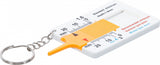 TYRE TREAD DEPTH GAUGE | WITH KEYCHAIN | 0 - 20 MM (80726)
