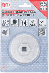 OIL FILTER WRENCH | 14-POINT | Ø 65 MM | FOR TOYOTA (998)
