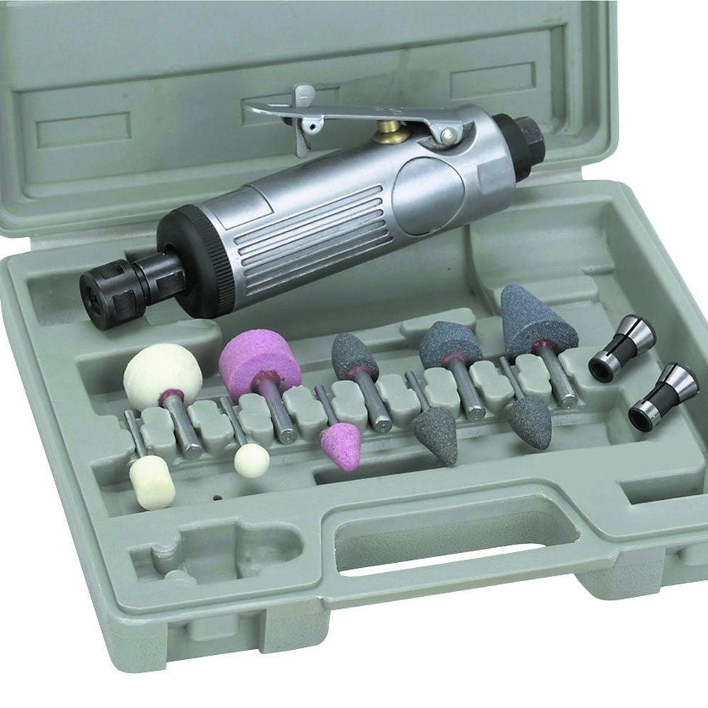 PNEUMATIC GRINDER WITH SET | 16 PCS. (LX-006)