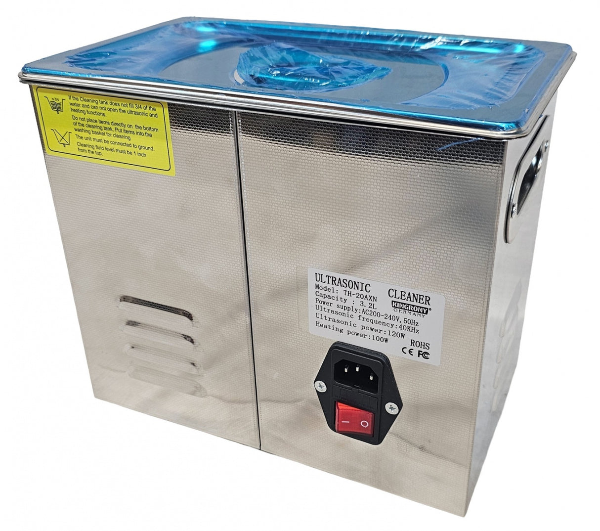 ULTRASONIC BATH FOR PARTS CLEANING | 3.2 L (TH20A)