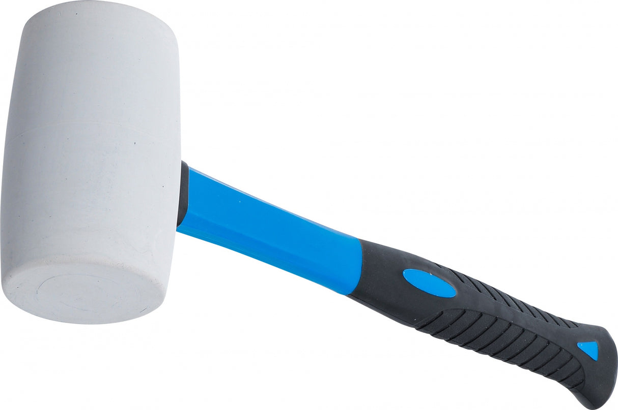 RUBBER MALLET | FIBREGLAS SHAFT | WHITE HEAD | Ø 64 MM | 750 G (1967)