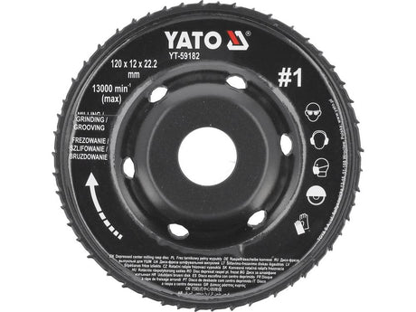 MILLING RASP WHEEL FOR ANGLE GRINDERS (YT-59182)