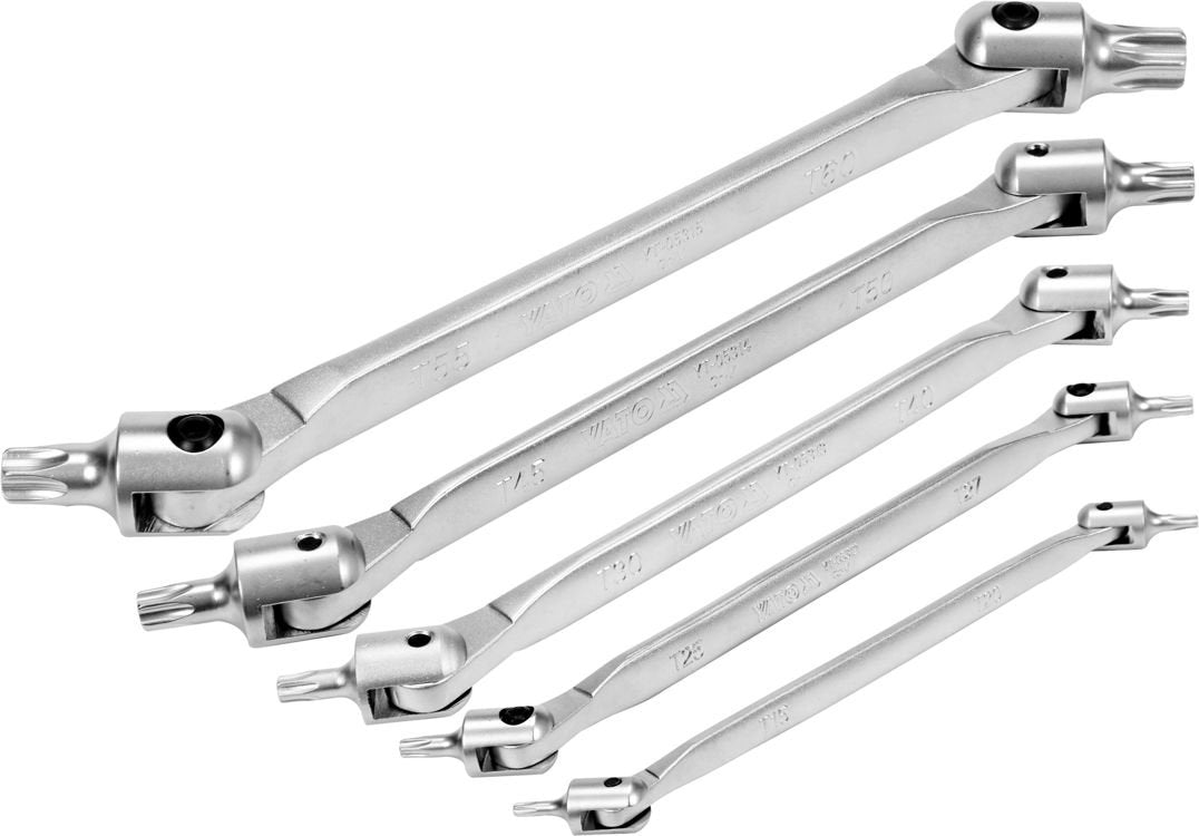 5PCS TORX DOUBLE HEAD FLEXIBLE WRENCHES (YT-05320)