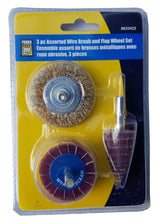 FLAP BITS AND BRUSH SET | RUST, PAINT, DIRT | 3 PCS. (SK863342)