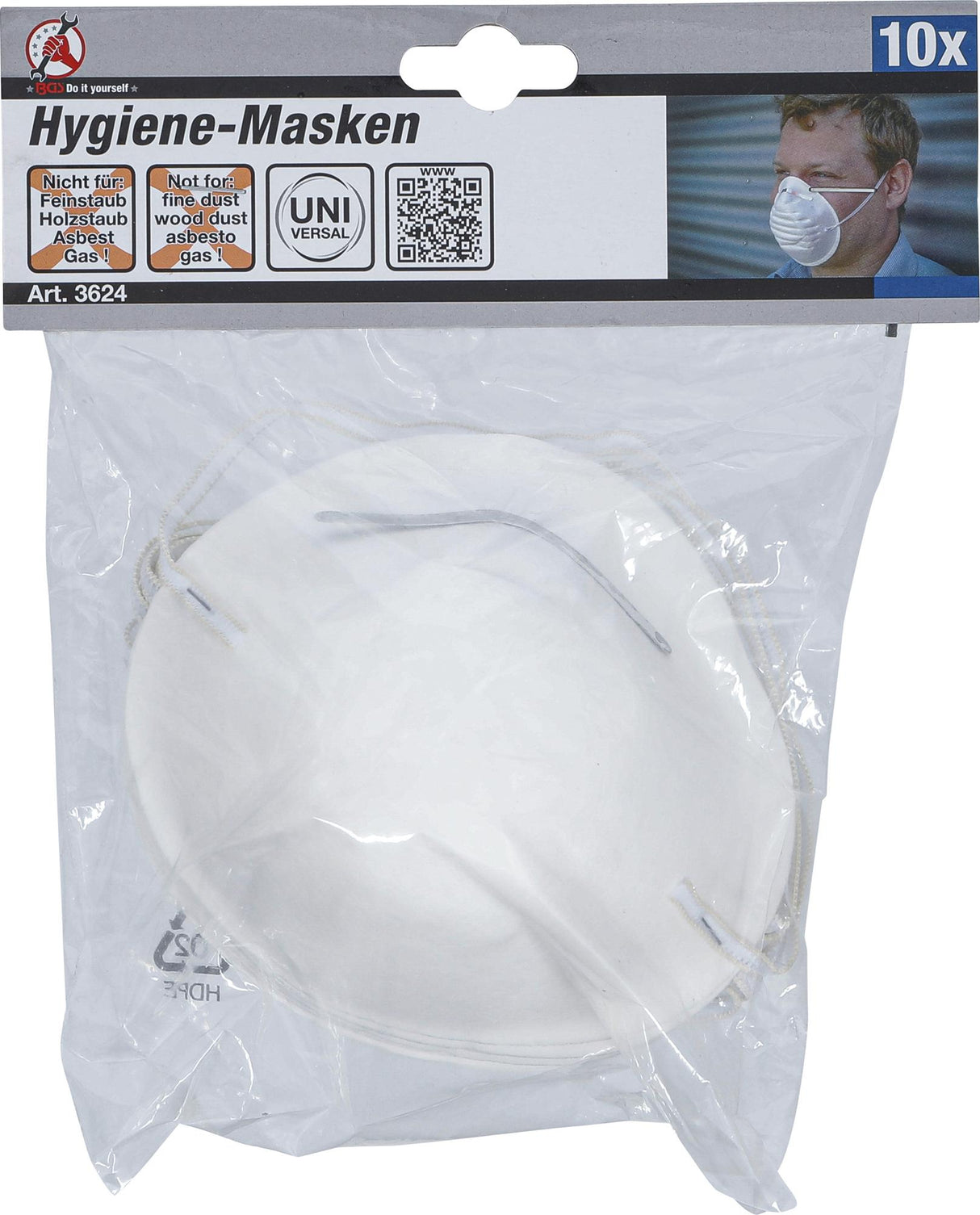 HYGIENE MASKS | 10 PCS. (3624)