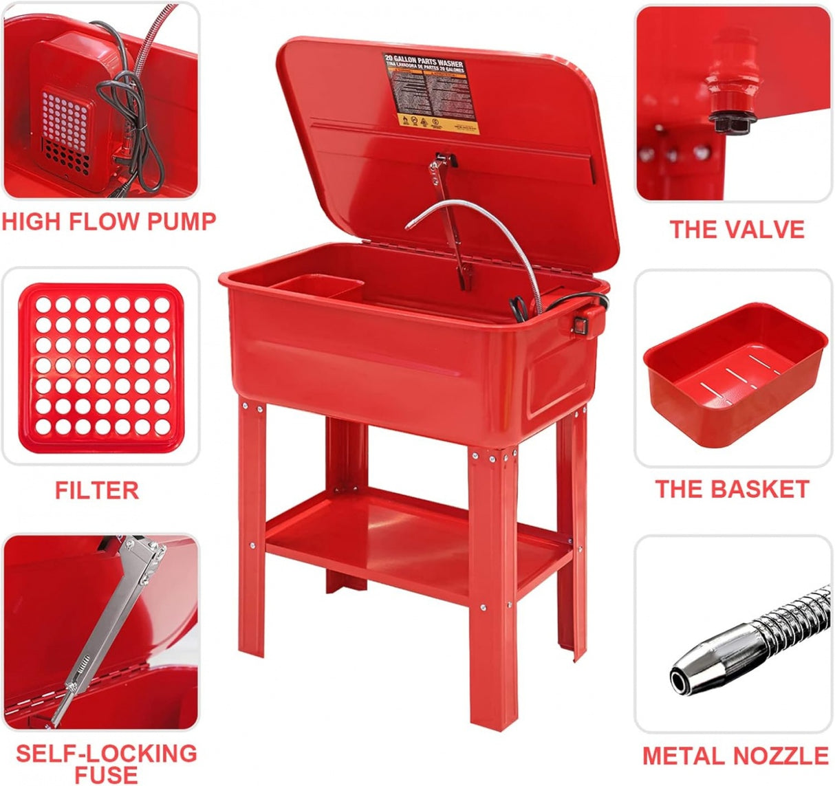 SMALL PARTS WASHER | 20 GALLON / 75 L (PW20G)