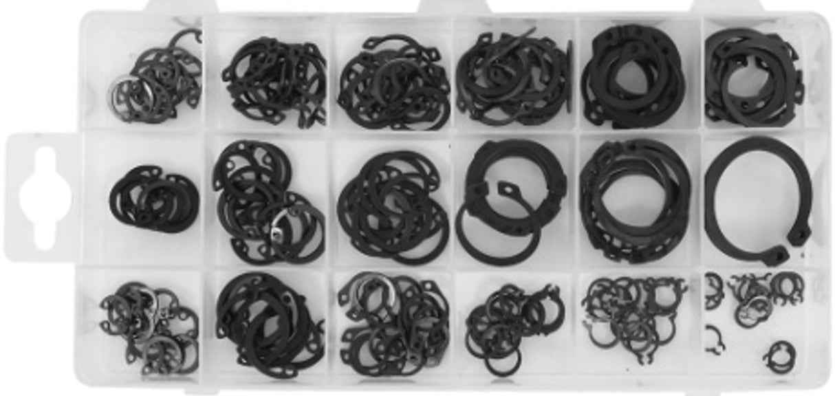 INTERNAL AND EXTERNAL CIRCLIP SET (MIX) | 70+155 | 225 PCS. (SK01014)