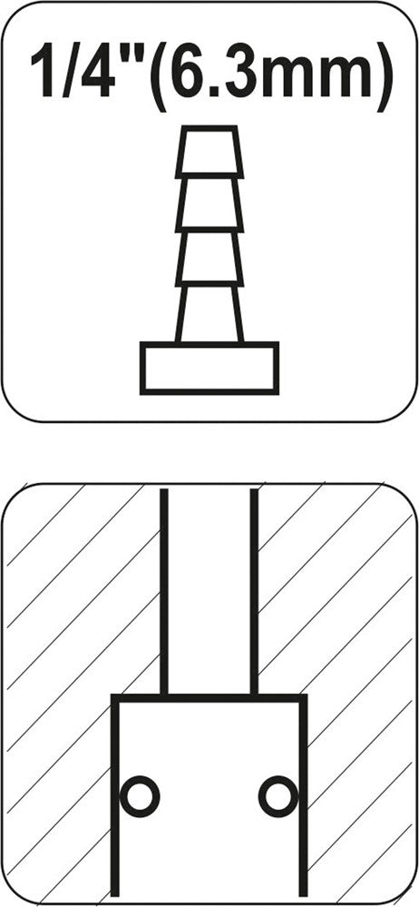 QUICK COUPLER 1/4" (YT-2396)