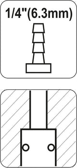 QUICK COUPLER 1/4" (YT-2396)