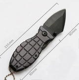 BENT KNIFE | ALUMINUM HANDLE WITH BLACK FINISH | 15.5 CM (FK6B)