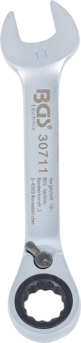 RATCHET COMBINATION WRENCH | SHORT | REVERSIBLE | 11 MM (30711)