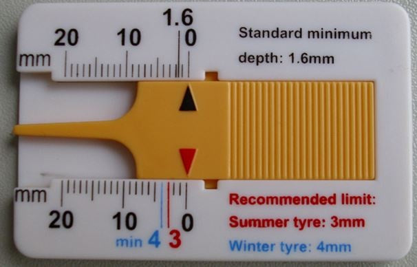 TIRE TREAD DEPTH GAUGE (SK36521)