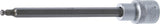 BIT SOCKET | LENGTH 160 MM | 12.5 MM (1/2") DRIVE | INTERNAL HEXAGON WITH BALL HEAD 5 MM (5184-HB5)