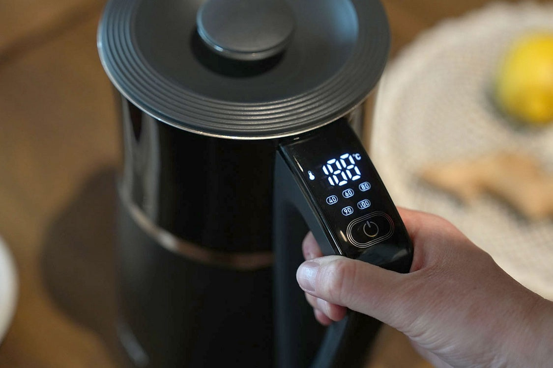 EL. KETTLE 1,7L, TEMP. CONTROL, BLACK (68217)