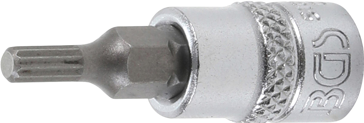 BIT SOCKET | 6.3 MM (1/4") DRIVE | SPLINE (FOR XZN) M4 (5105-M4)
