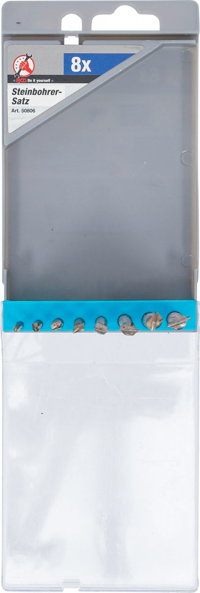MASONRY DRILL SET | 3 - 10 MM | 8 PCS. (50806)