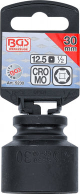 IMPACT SOCKET, HEXAGON | 12.5 MM (1/2") DRIVE | 30 MM (5230)