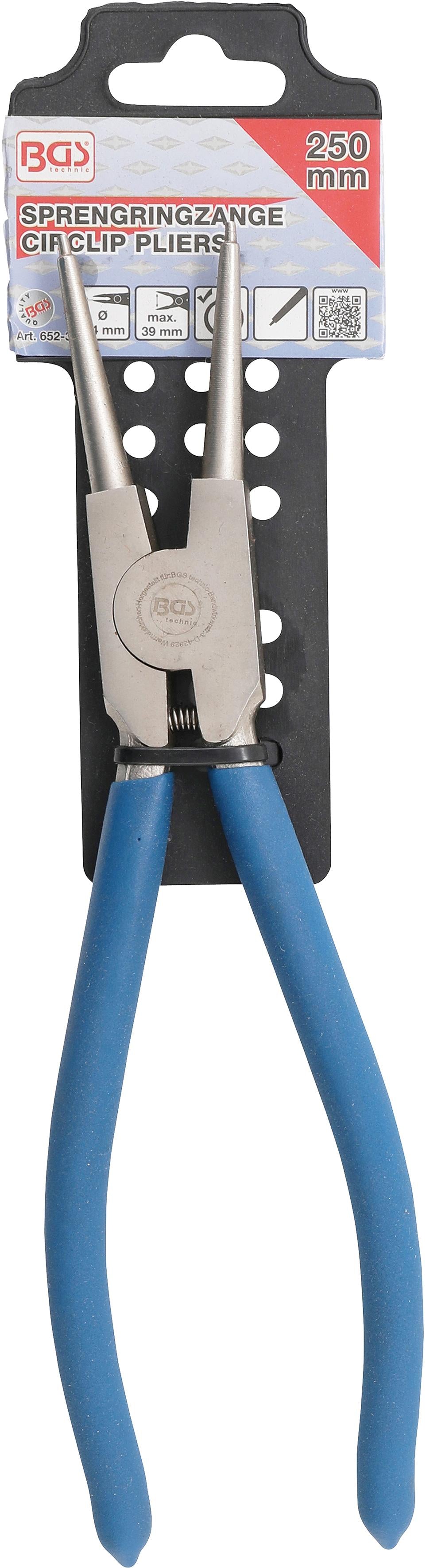 CIRCLIP PLIERS | STRAIGHT | FOR OUTSIDE CIRCLIPS | 250 MM (652-3)