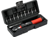 TORQUE WRENCH | 6.3 MM (1/4") | 5 - 25 NM | WITH BITS | 11 PCS (YT-07840)