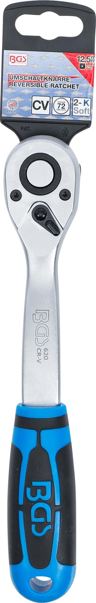 REVERSIBLE RATCHET | FINE TOOTH | 12.5 MM (1/2") (620)