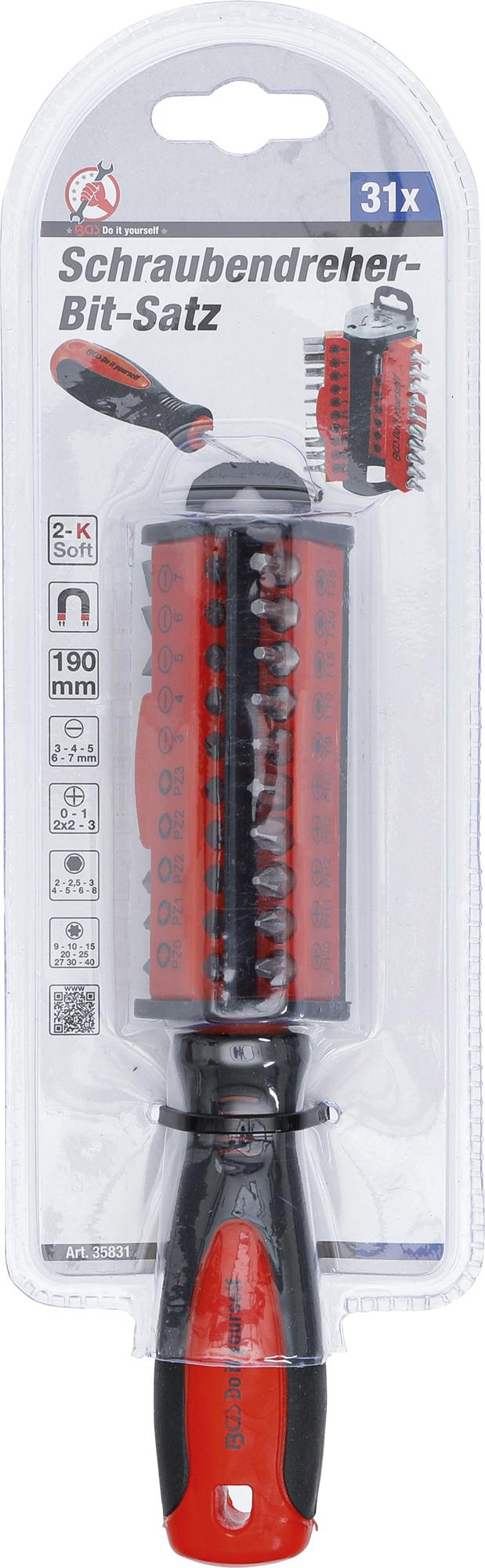 SCREWDRIVER BIT SET | 31 PCS. (35831)