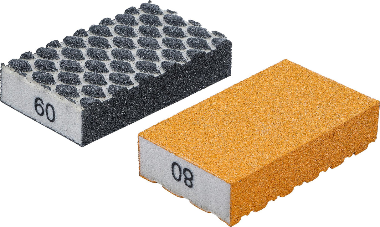 ABRASIVE SPONGE SET | K 60, 80 | 2 PCS. (80811)