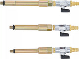 COMPRESSED AIR ADAPTOR SET FOR GLOW PLUG HOLES | M8 X 1.0, M10 X 1.0, M10 X 1.25 | 3 PCS. (9519)