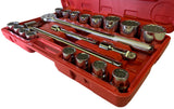 12-POINT SOCKET SET | 20 MM (3/4") | 21 PCS. (ES-4228)