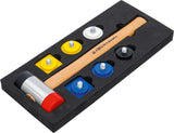 HAMMER SET WITH INTERCHANGEABLE HEADS | Ø 43 MM | 9 PCS. (52101)