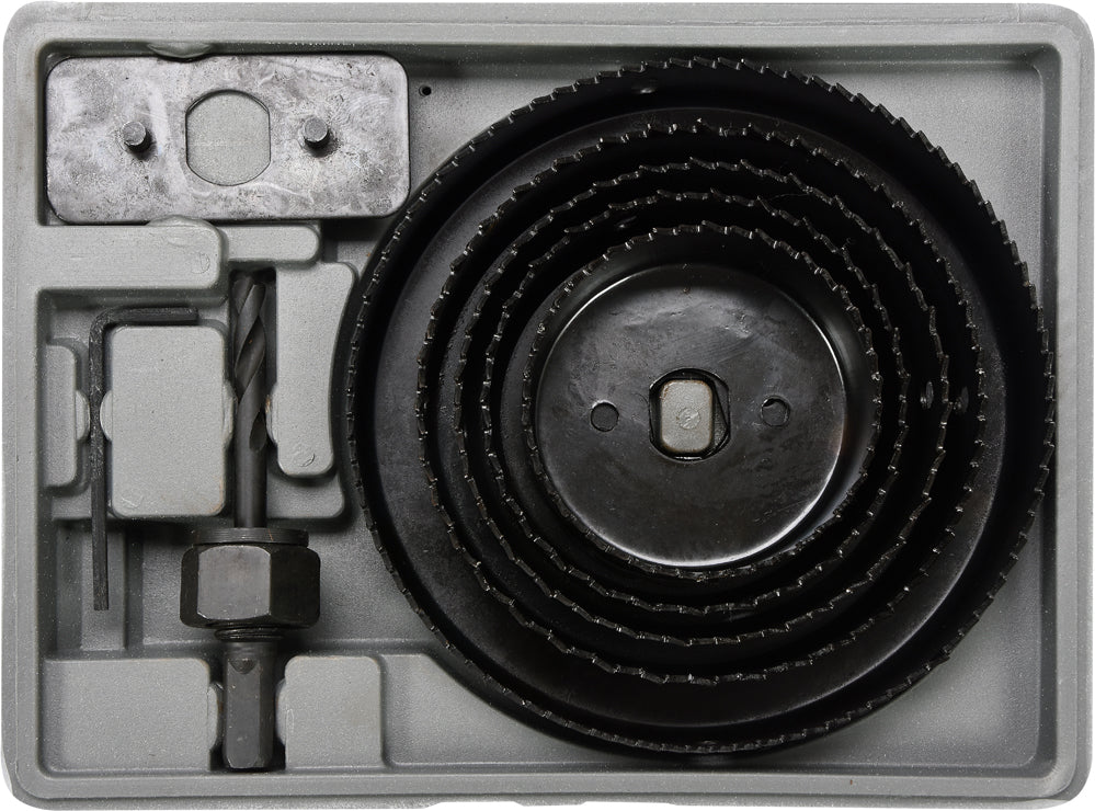 HOLE SAW SET 64-127MM / 8PCS (22571)