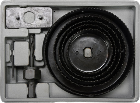 HOLE SAW SET 64-127MM / 8PCS (22571)