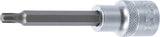 BIT SOCKET | LENGTH 100 MM | 12.5 MM (1/2") DRIVE | SPLINE (FOR RIBE) | M6 (4161)