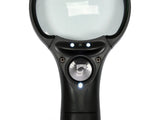 MAGNIFIER TWO LENSES 3X/45X 3AAA LED (YT-73845)