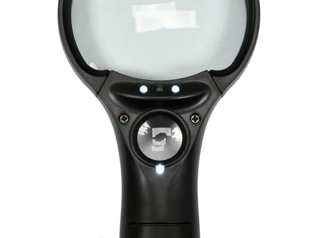 MAGNIFIER TWO LENSES 3X/45X 3AAA LED (YT-73845)