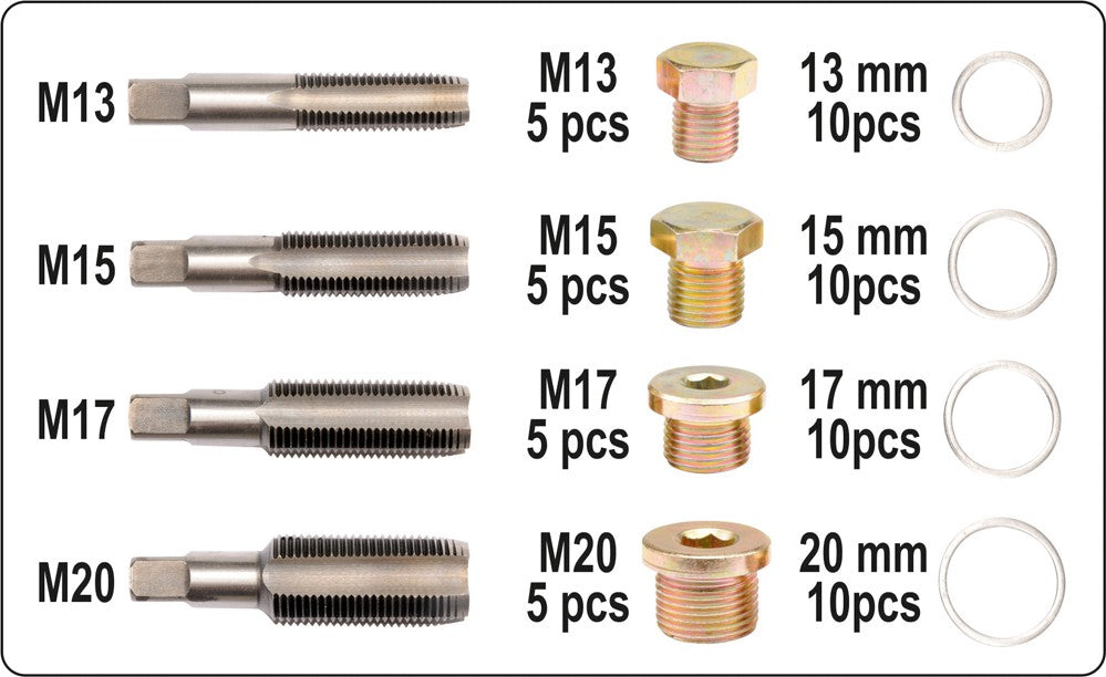 OIL PAN THREAD REPAIR SET (YT-1757)